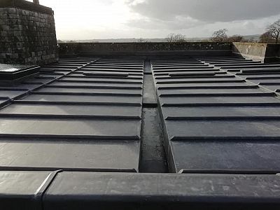 Lead Roof on Listed Manor House