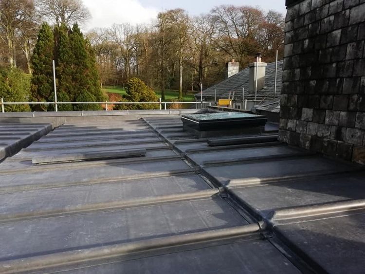 Lead Roof on Listed Manor House