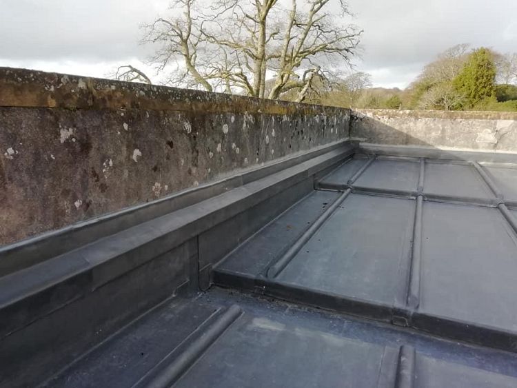 Lead Roof on Listed Manor House