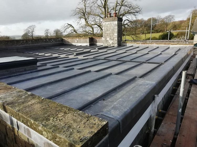 Lead Roof on Listed Manor House