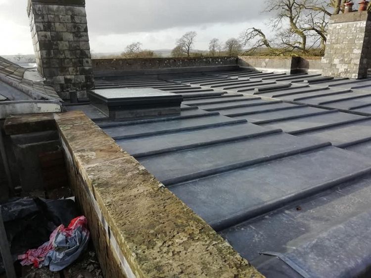 Lead Roof on Listed Manor House