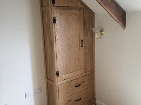 Oak Built In Wardrobe