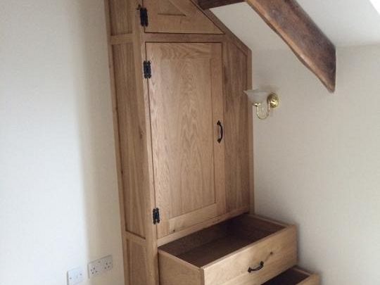 Oak Built In Wardrobe